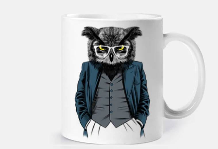 Cup teacher owl