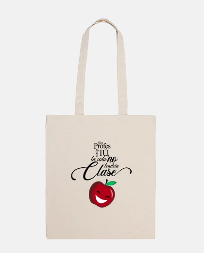 Bag teacher with apple class