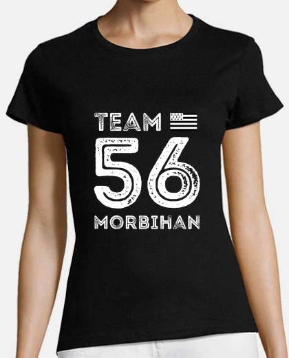 Tee-shirt Team 56 Morbihan cadeau amoureux du 56