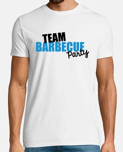 Tee-shirt team barbecue party