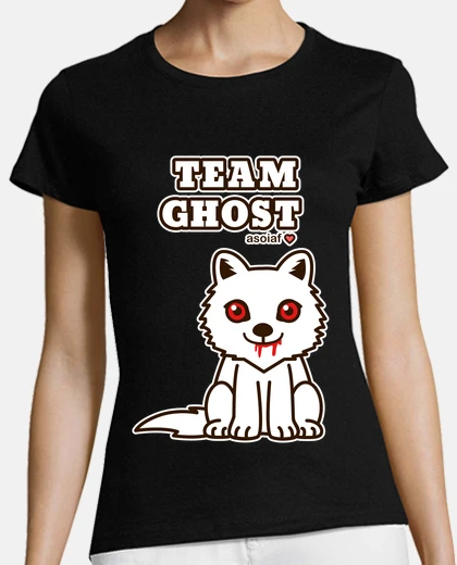 Camiseta Team Ghost. camiseta chica