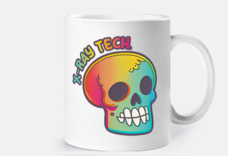Mug technicien en radiodiagnostic