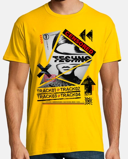 Camiseta TECHNO CENSORED
