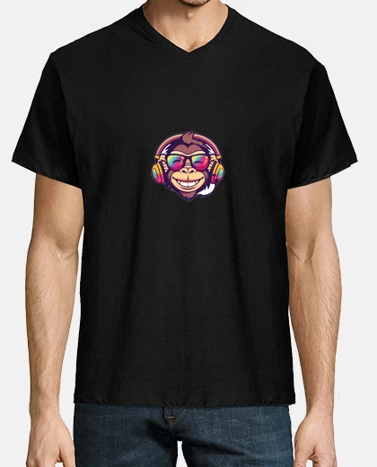 Playera techno monkey rave