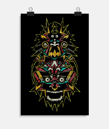 Poster techno totem