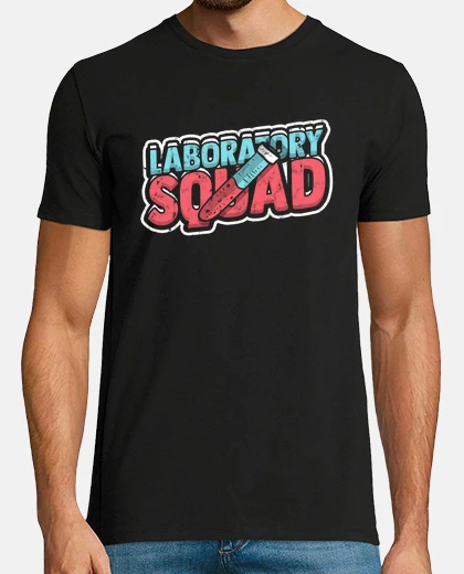 Camiseta técnico de laboratorio del equipo de la