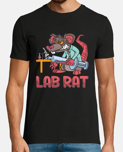 T-shirt tecnico di laboratorio topo di laborato