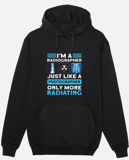 Sudadera técnico radiólogo de rayos x laTostadora