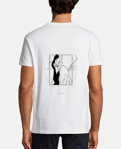 Tee-shirt tee shirt blanc - cruella de vil
