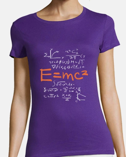 T-shirt tee shirt donna viola viola o altra fisica quantistica del dolore e teoria della realtà