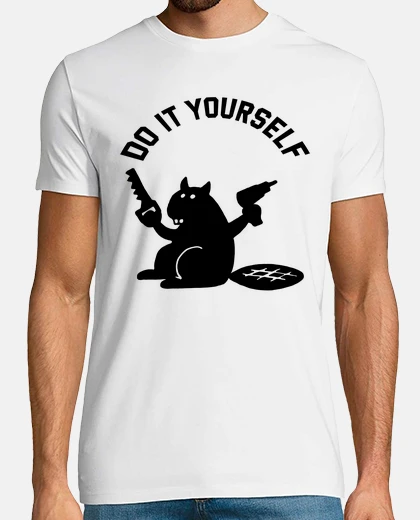 Tee-shirt Tee shirt Dot it yourself castor