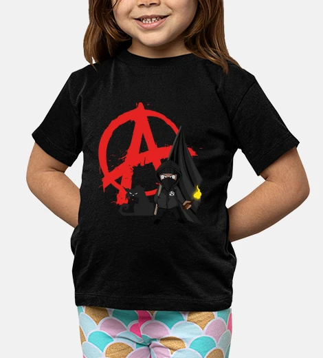 Vêtements Tee-Shirt Enfant - Anarchie Black Bloc Cat