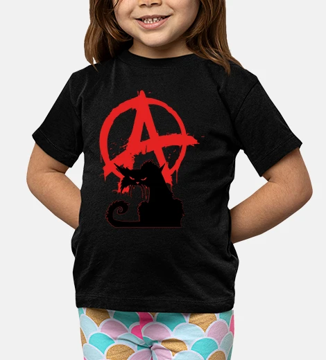 Vêtements Tee-Shirt Enfant - Black Anarchist Cat