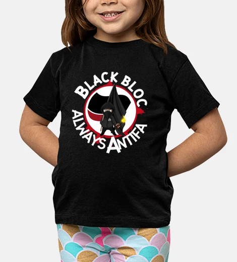 Vêtements Tee-Shirt Enfant - Black Bloc always Antifa