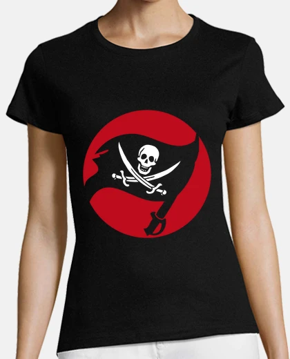 Tee-shirt Tee-Shirt Femme - Calico Pirate Flag