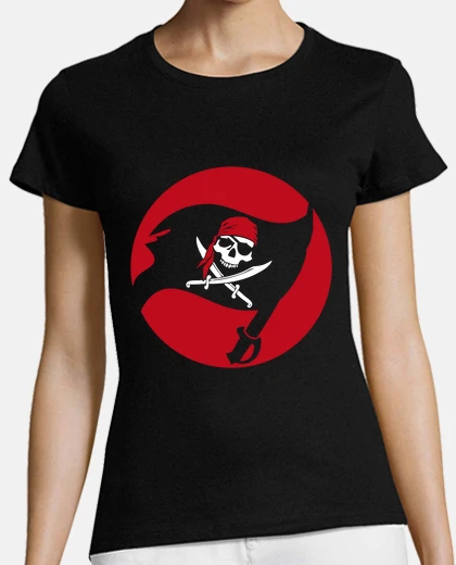 Tee-shirt Tee-Shirt Femme - Jolly Roger Pirate Flag