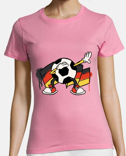 Tee-shirt tee shirt femme  de supporter équipe d allemagne groupe E . Dab pour l équipe allemande 