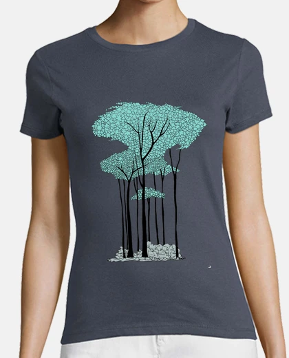 Tee-shirt Tee shirt femme, gris obscur, qualité supérieure