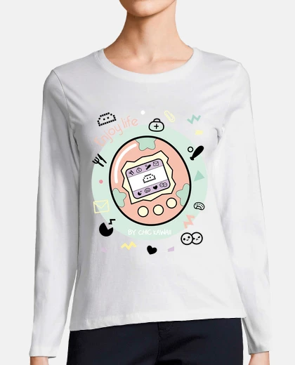 Tee-shirt Tee shirt femme, manche longue, blanc