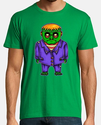 Tee-shirt tee-shirt frankenstein coloré