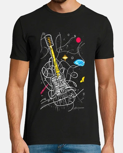 Tee-shirt tee-shirt guitare électrique