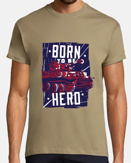 Tee-shirt Tee shirt hero de guerre tank gloire aux soldats de l 