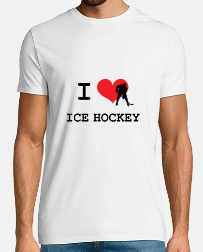 Tee-shirt Tee shirt Hockey homme, blanc, qualité supérieure