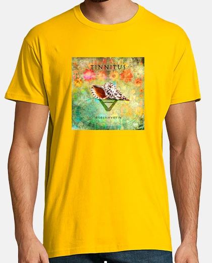 Tee-shirt Tee shirt homme, jaune moutarde, qualité supérieure