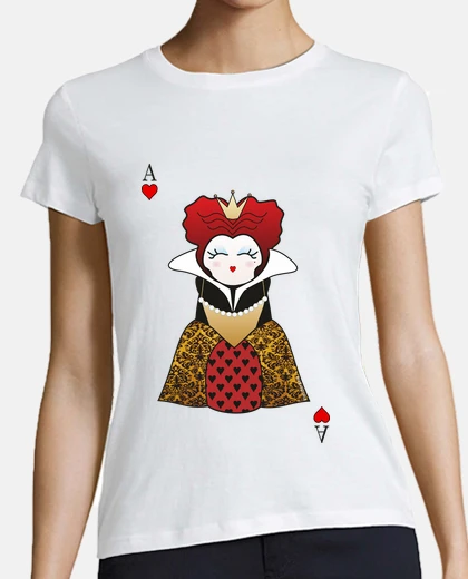 Tee-shirt Tee shirt Kokeshi Reine de Coeurs
