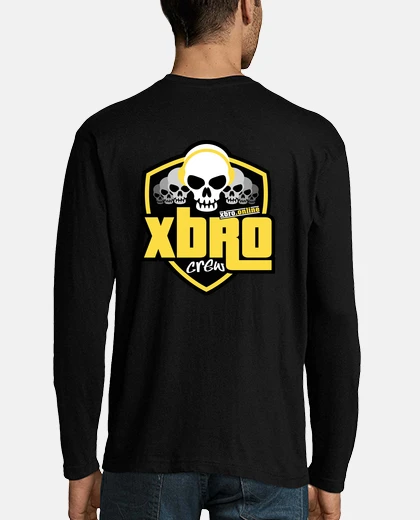 Tee-shirt Tee-Shirt manche longue avec Emblème Xbro crew officiel 2023 - Manches longues - Avant et dos