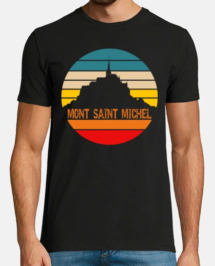 Tee-shirt tee shirt mont saint michel