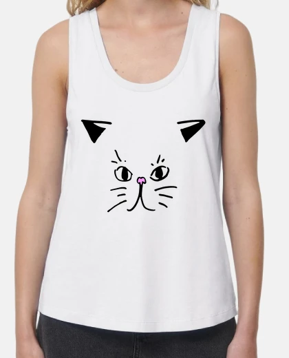 Tee-shirt Tee shirt motif chat mignon