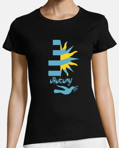 Tee-shirt tee-shirt original uruguay sol 1