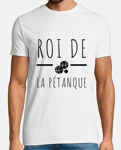 Tee-shirt tee shirt petanque roi de la pétanque
