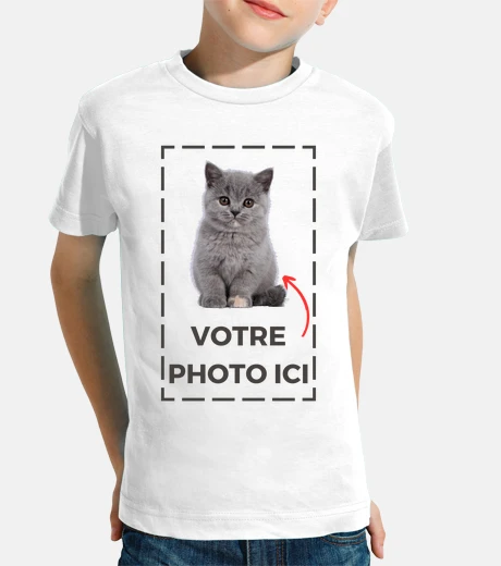 Tee shirt pour enfant personnalisable