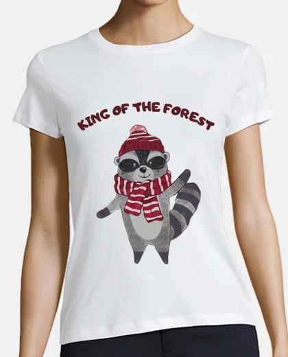 Tee-shirt tee shirt raton laveur