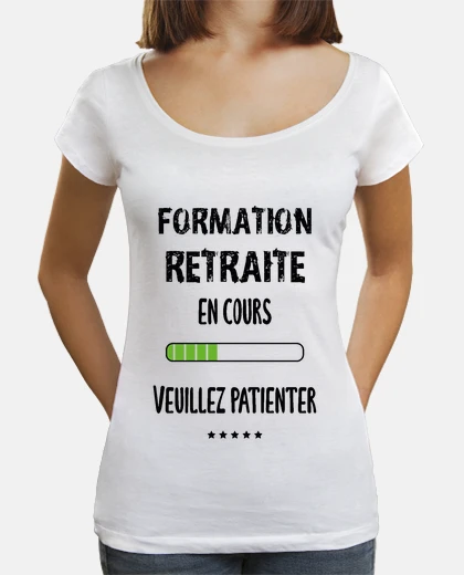 Tee-shirt tee shirt retraite humoristique