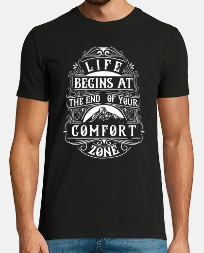 Tee-shirt tee-shirt retro la fin de votre zone de confort vintage