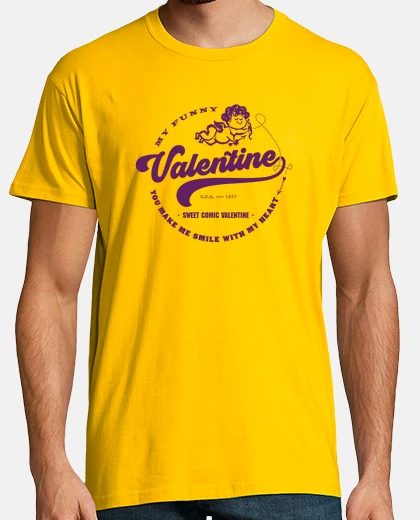 Tee-shirt tee-shirt saint valentin. hommes