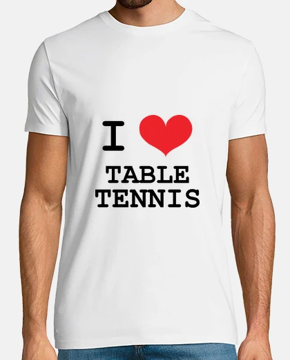 T-shirt tee shirt uomo tennis da tavolo, bianco, di alta qualità