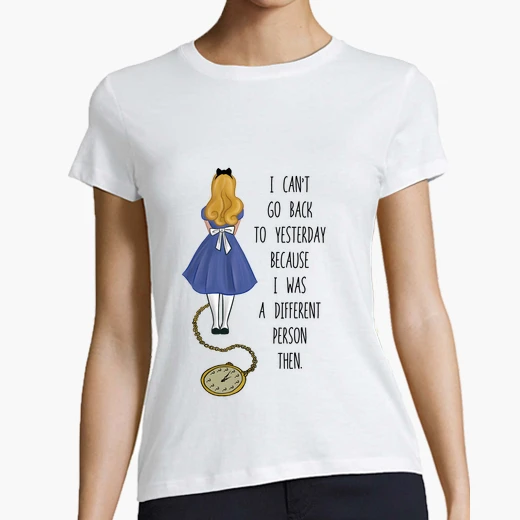 t shirt alice au pays des merveilles