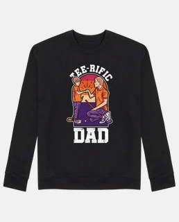tee rific dad club e sport con la palla
