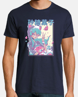 tee shirt anime girl peluche
