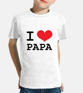 tee shirt bambino: ti amo papà