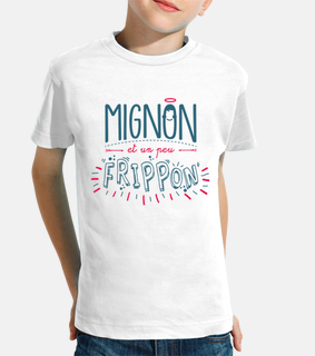 Cadeau Drôle pour un Pipelette Fille Humour Mignon' T-shirt Femme