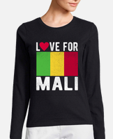 Drapeau Mali Drapeau national Taches de couleur' T-shirt Femme