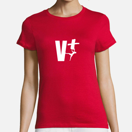 tee shirt femme, rouge, qualité supérieure
