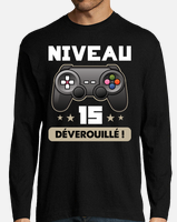 Cadeau Noël Ado Gamer Jeux Vidéo Anniversaire Homme Femme T-Shirt :  .fr: Mode
