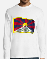 Drapeau Tibétain E Moji - Drapeau du Tibet' T-shirt Homme