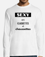 Tee-shirt sexy en claquette, idée cadeau